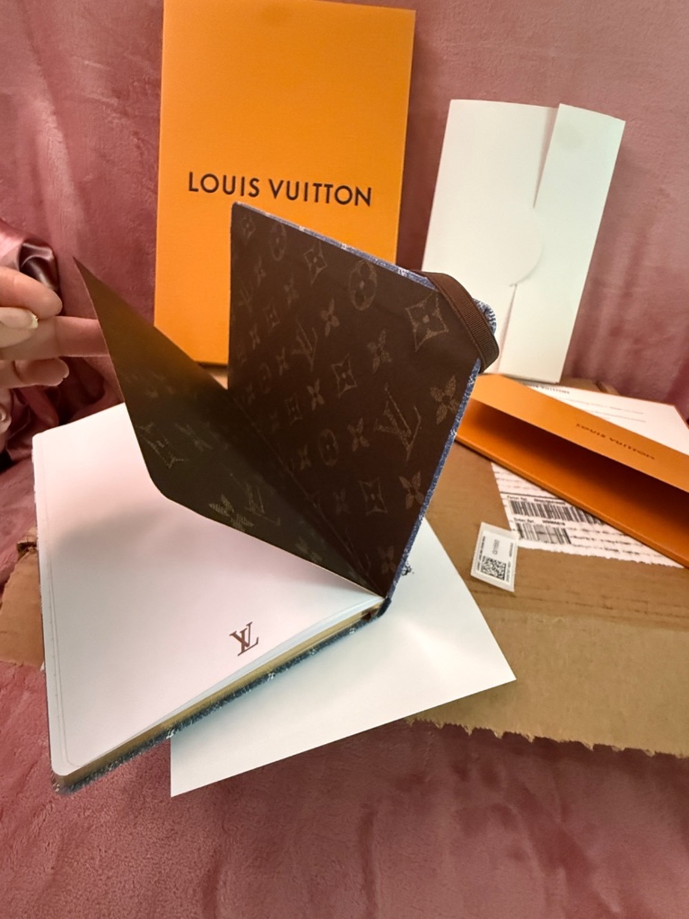 Limited Edition Louis Vuitton Jane Notebook MM Monogram Denim 📘 - Picture 10 of 15